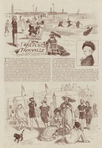 Trouville'deki eskizler
